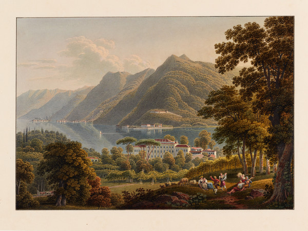 Como, environs. Lac; Villa Olmo