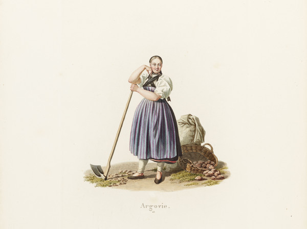 Ragazza argoviese in costume tradizionale