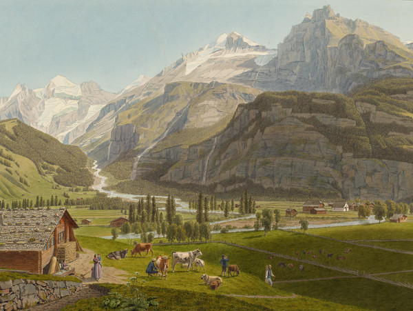 Kandersteg, vue partielle du nord