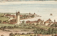 Johann Ludwig Aberli, Vue de Vevey, dettaglio