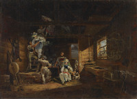 Intérieur d’un chalet d’armailli