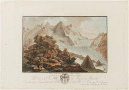 Glacier de Lauteraar; à l’arrière-plan, le Lauteraarsattel